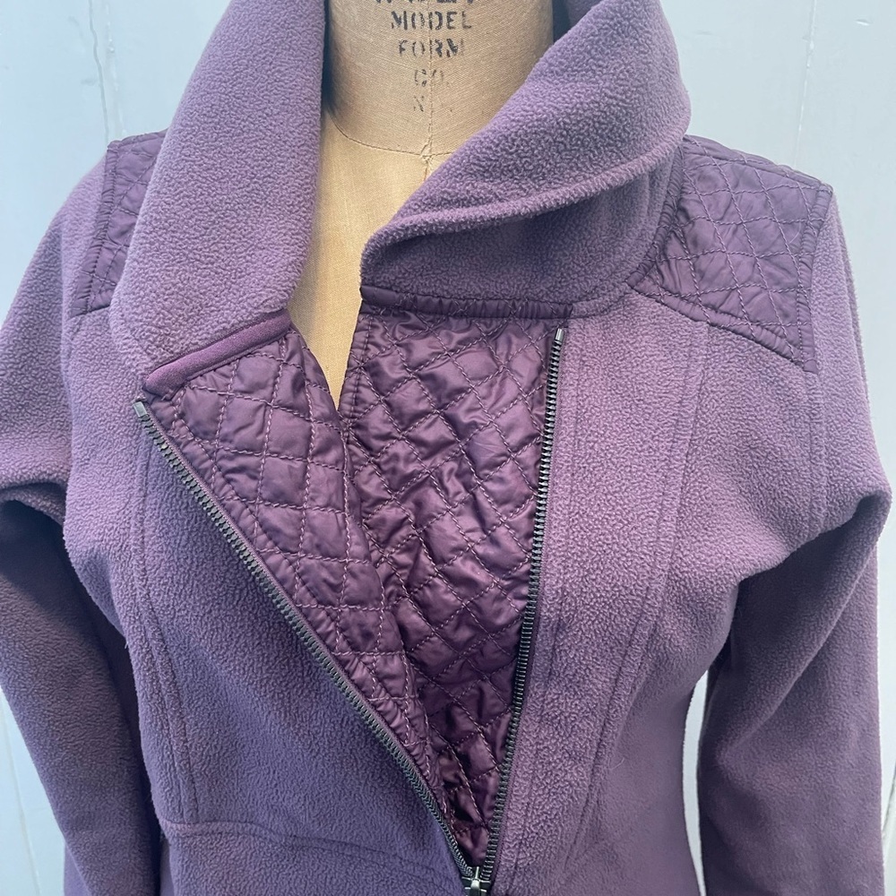 Columbia | Mauve Quilted Fleece Pullover - Picture 3 of 10